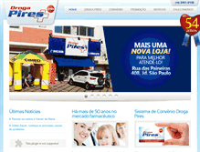 Tablet Screenshot of drogapires.com.br